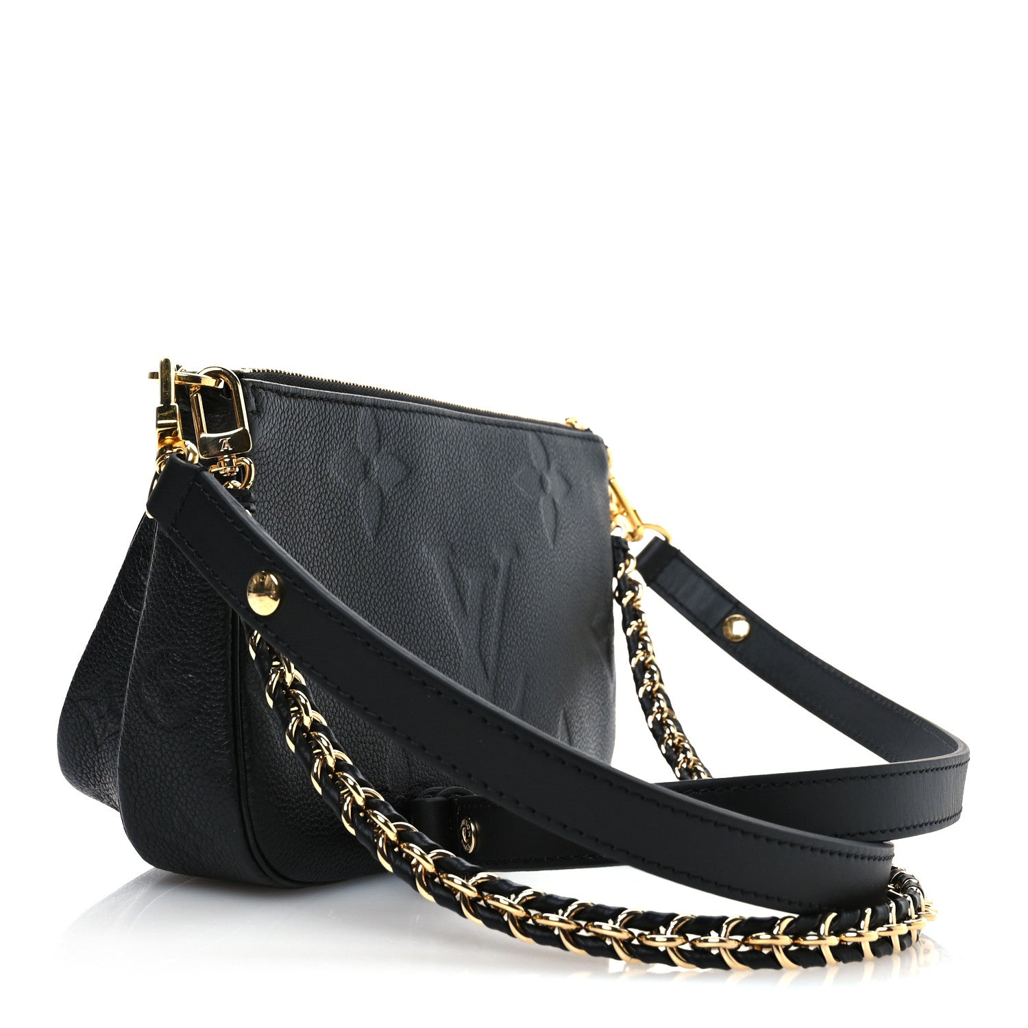 Louis Vuitton Empreinte Monogram Giant Multi Pochette Accessories Black 3 of 9