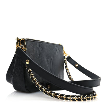 Louis Vuitton Empreinte Monogram Giant Multi Pochette Accessories Black 3 of 9
