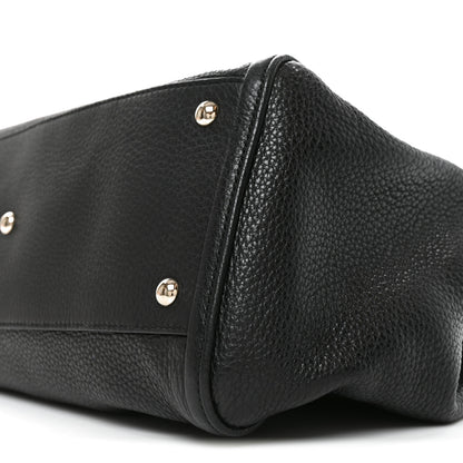 Gucci Pebbled Calfskin Medium Soho Shoulder Bag Black 10 of 10