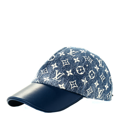 Louis Vuitton Monogram Jacquard Cap L Blue 1 of 9
