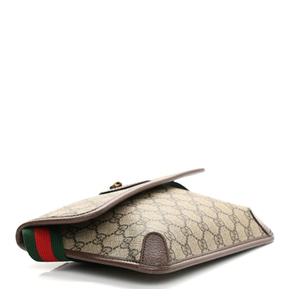 Gucci GG Supreme Monogram Neo Vintage Web Belt Bag Brown 4 of 10