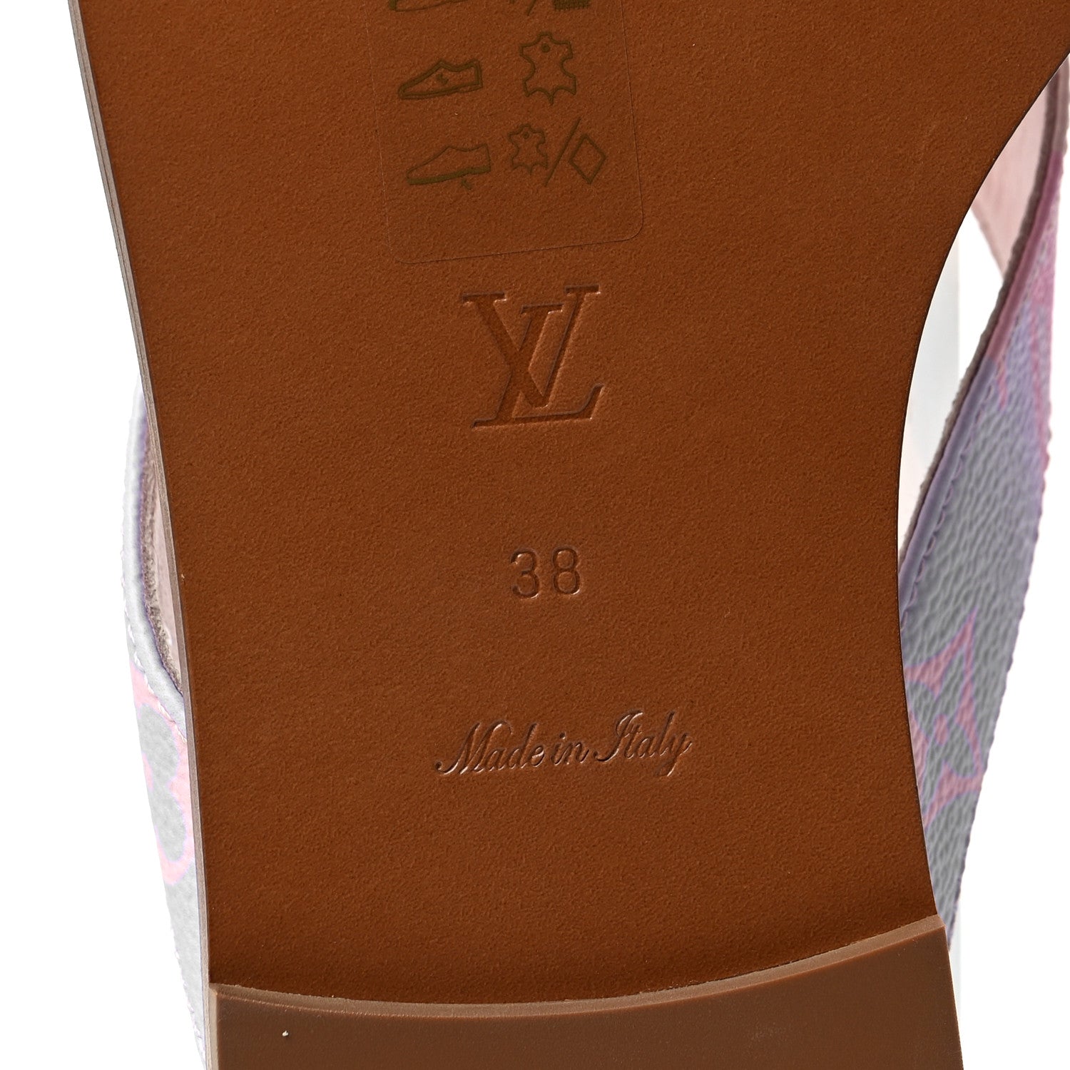 Louis Vuitton Monogram Sunny Flat Thong Sandals 38 Rose Clair Pink 8 of 9
