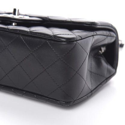Chanel Lambskin Quilted Mini Rectangular Flap Black 9 of 11