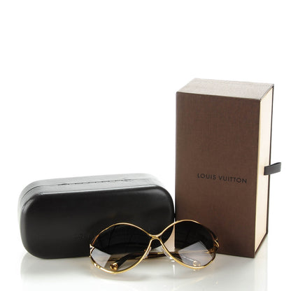 Louis Vuitton Laurel Sunglasses Z0410U Brown Glitter 3 of 6