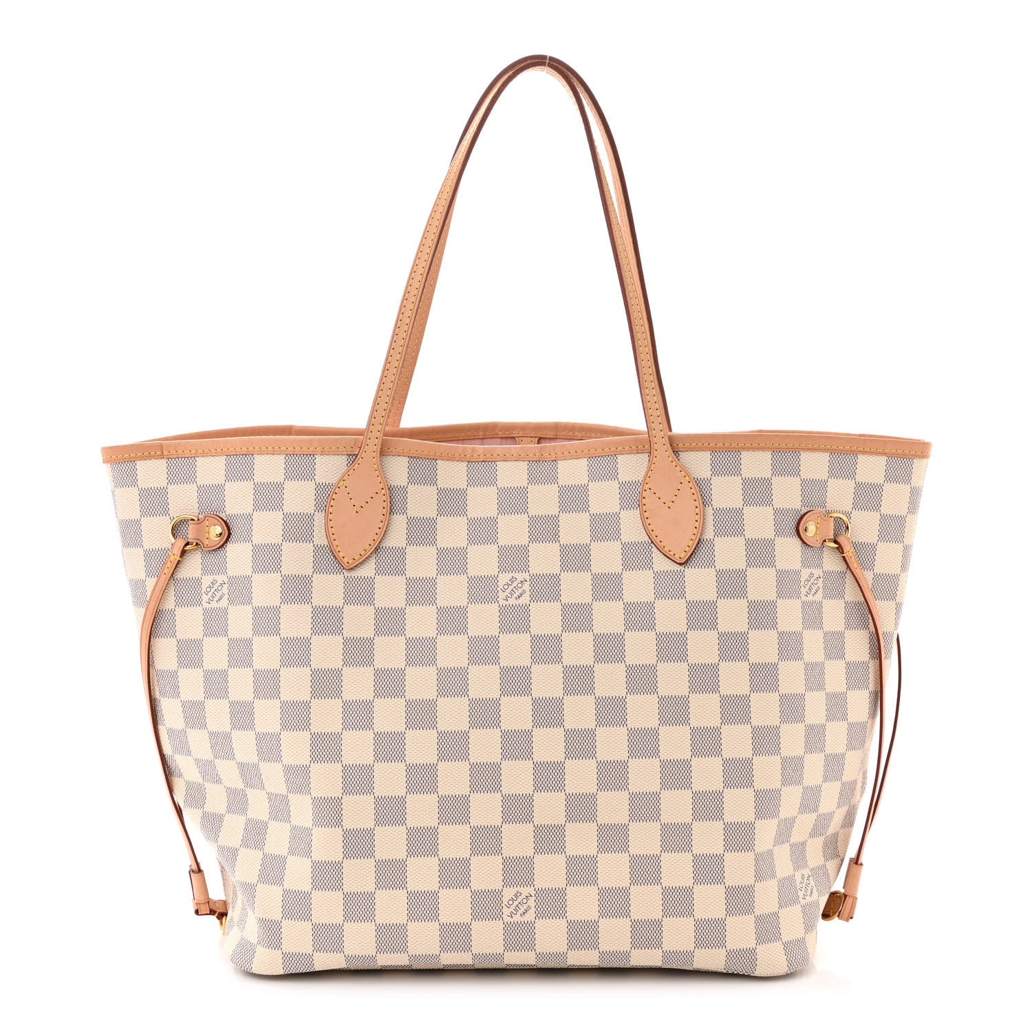 Louis Vuitton Damier Azur Neo Neverfull MM Rose Ballerine 1 of 13