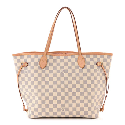Louis Vuitton Damier Azur Neo Neverfull MM Rose Ballerine 1 of 13