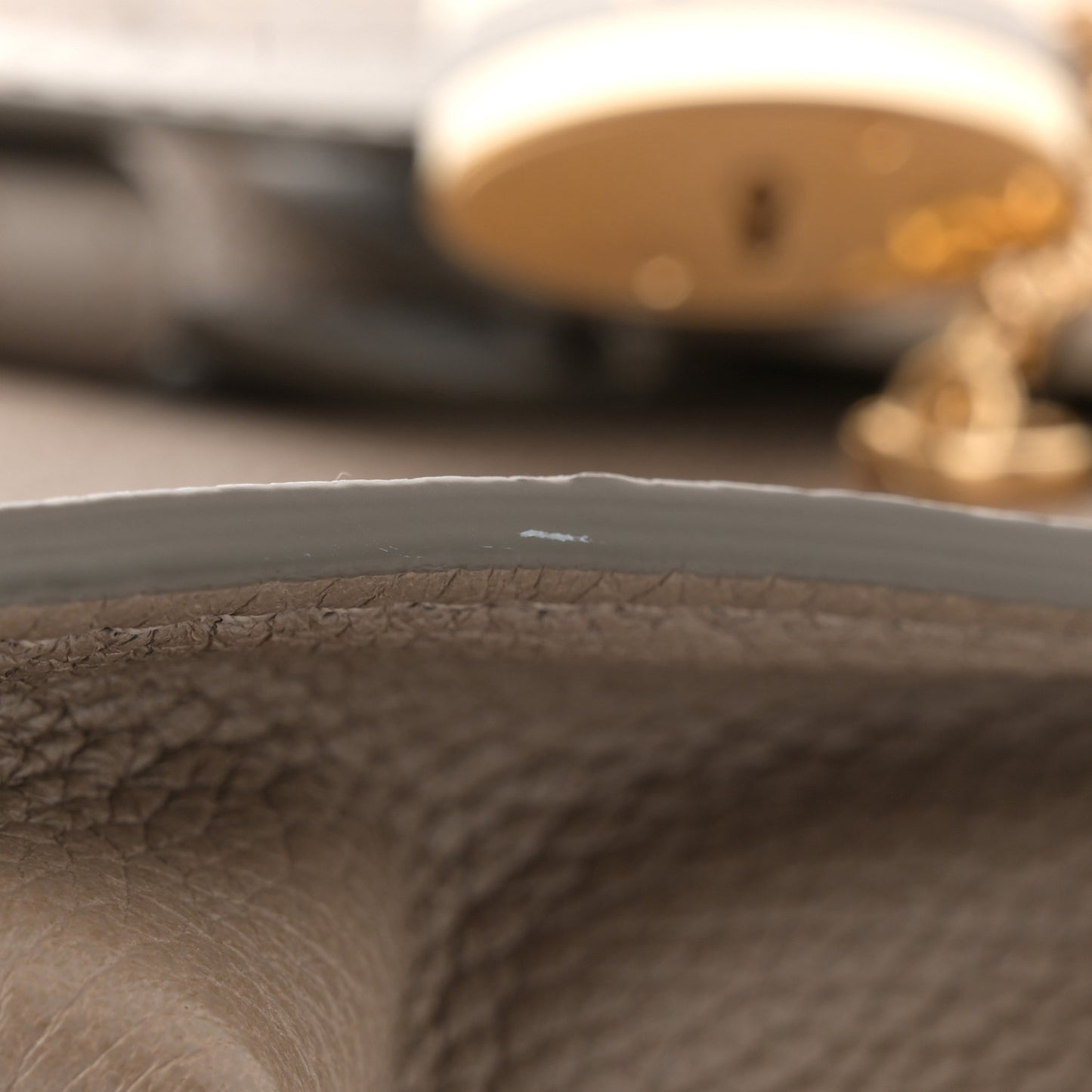 Grained Calfskin Medium Aby Day Shoulder Bag Motty Grey