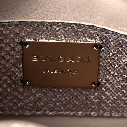 Bulgari Metallic Karung Serpenti Forever Bucket Bag Champagne 6 of 8