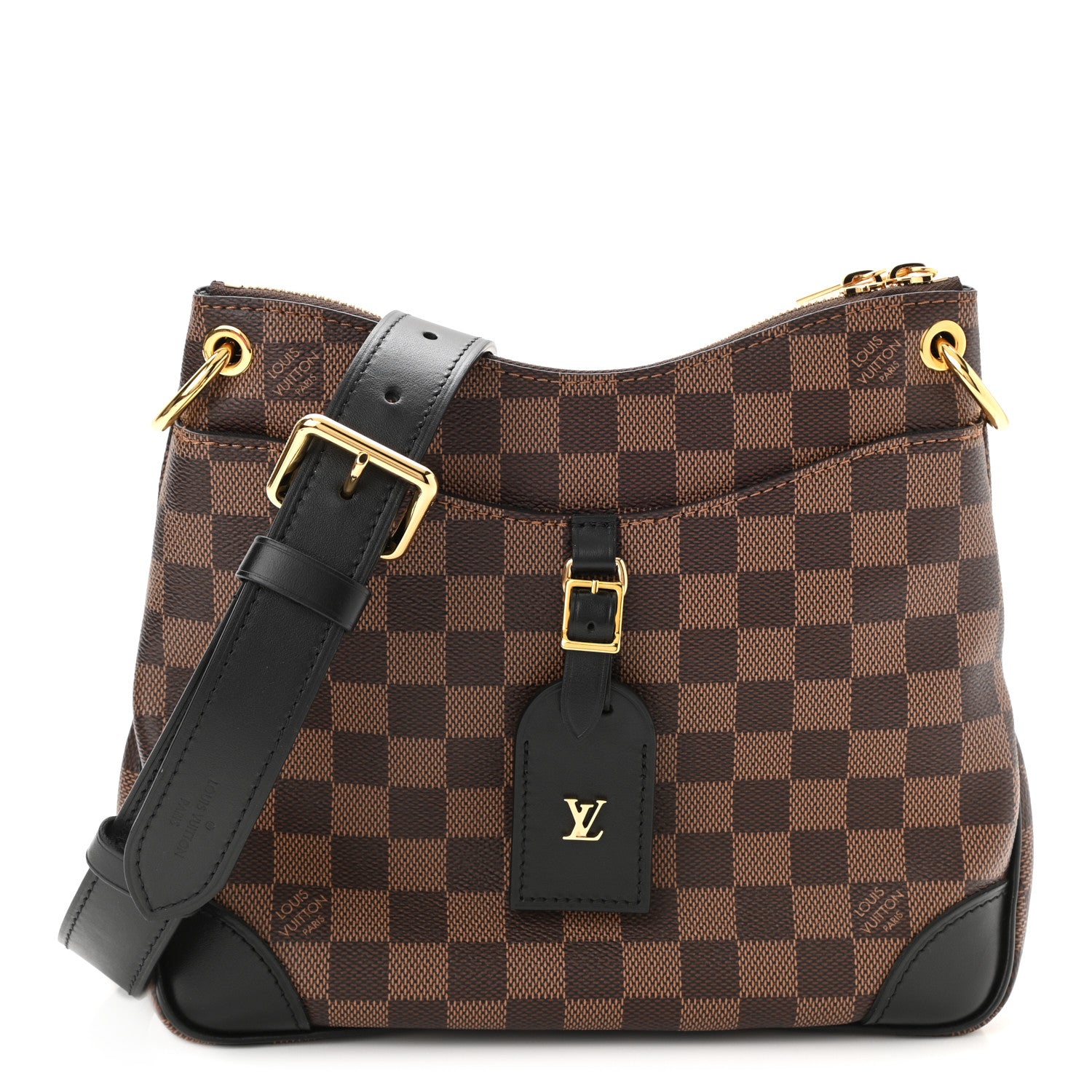 Louis Vuitton Damier Ebene Odeon PM Black 1 of 9