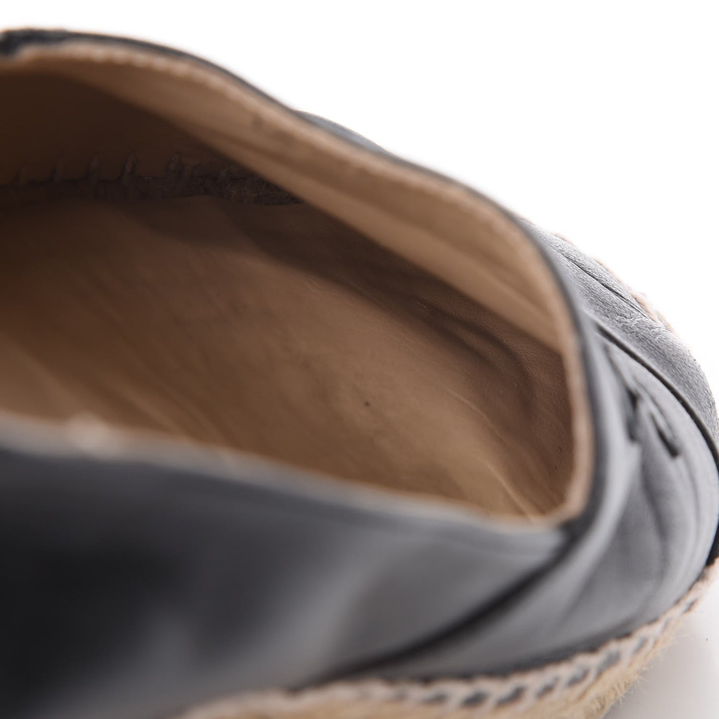 Lambskin CC Espadrilles 39 Black