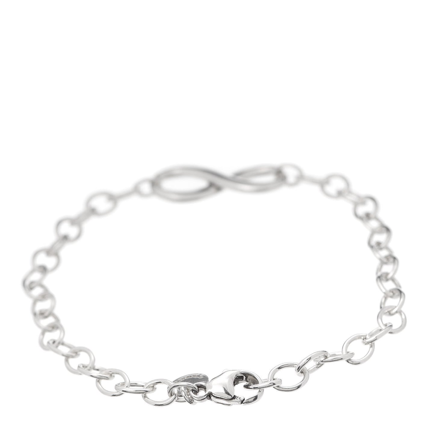 Sterling Silver Infinity Chain Bracelet
