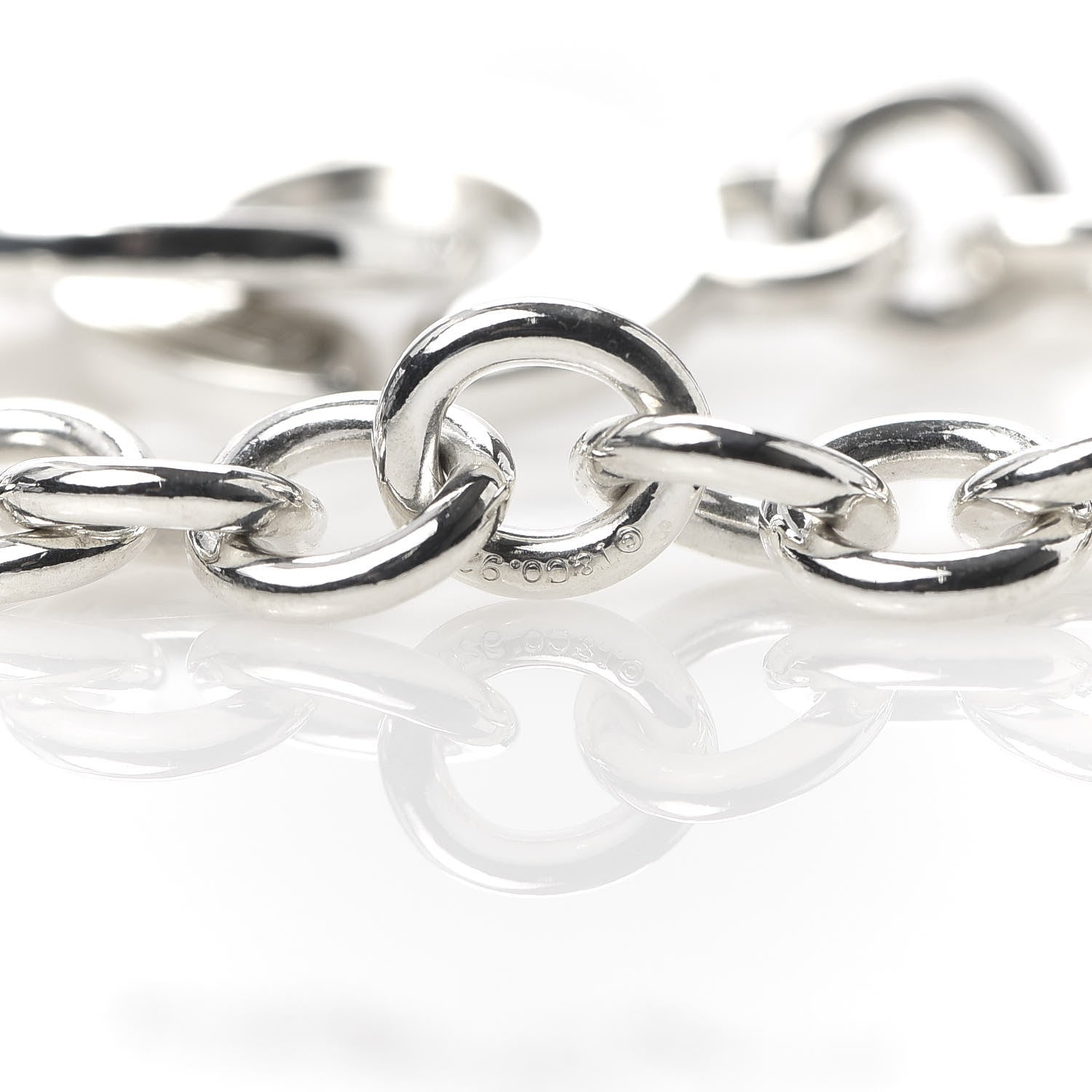 Tiffany Sterling Silver 1837 Circle Clasp Bracelet 4 of 5