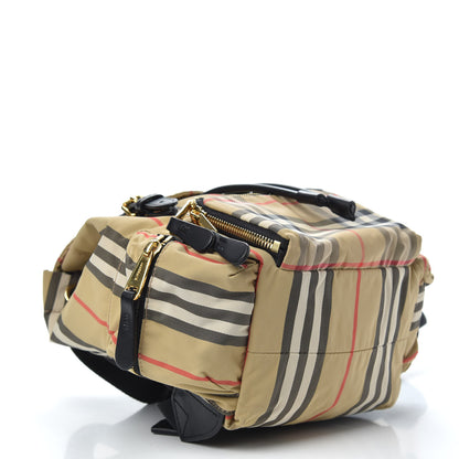 Burberry Vintage Check Small Rucksack Backpack Archive Beige 3 of 10