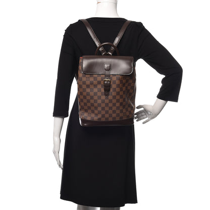 Louis Vuitton Damier Ebene Soho Backpack 2 of 18