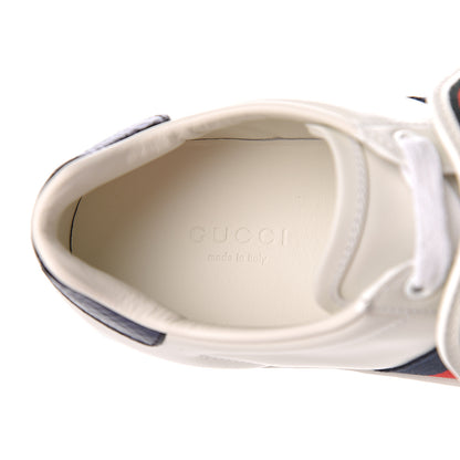 Gucci Calfskin Ayers Blind For Love Embroidered Womens Ace Sneakers 35.5 White 6 of 11