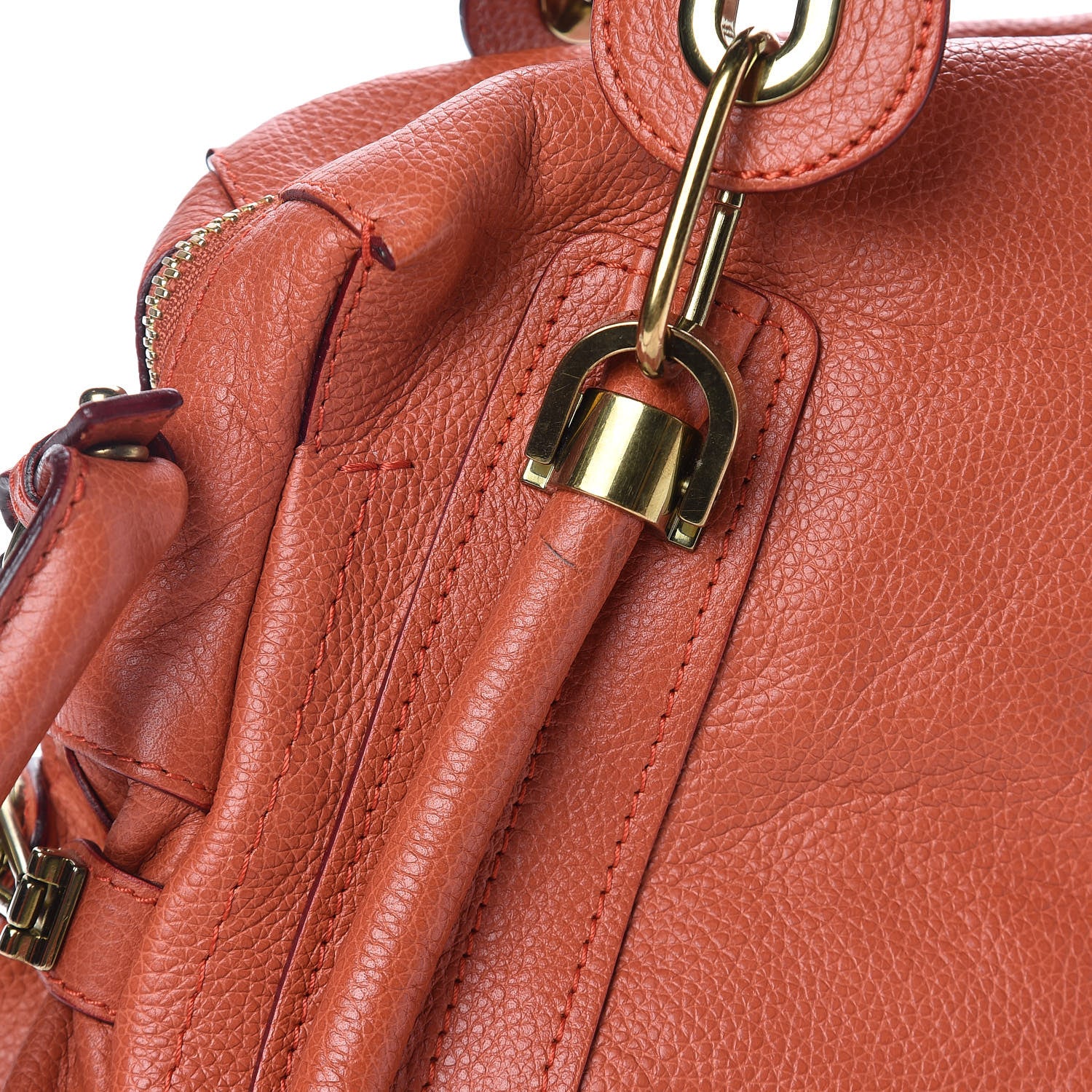 Chloe Calfskin Medium Paraty Rust 10 of 13