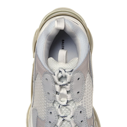 Balenciaga Fabric Mesh Mens Triple S Sneakers 40 White 6 of 7