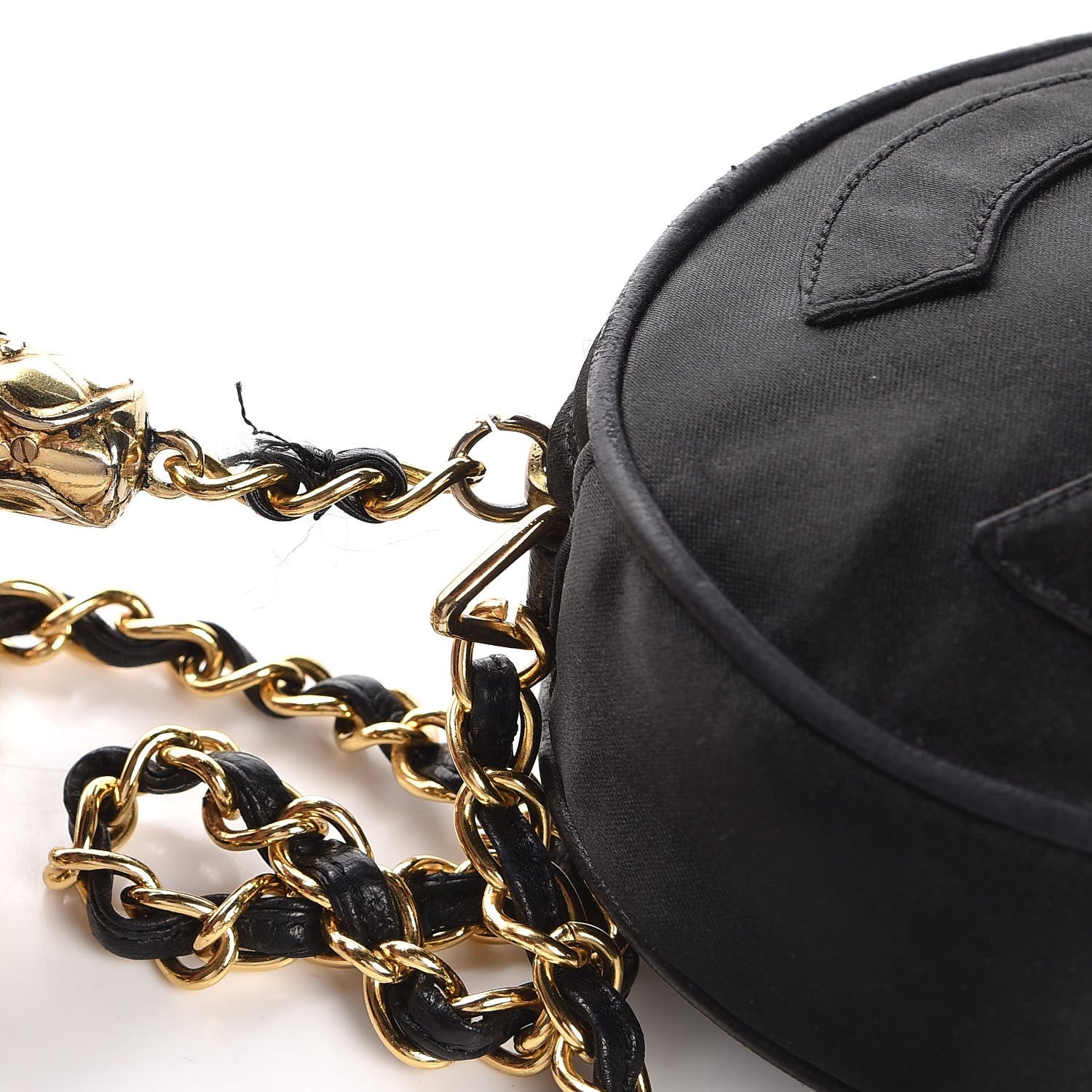 Chanel Satin CC Tassel Crossbody Bag Black 11 of 11