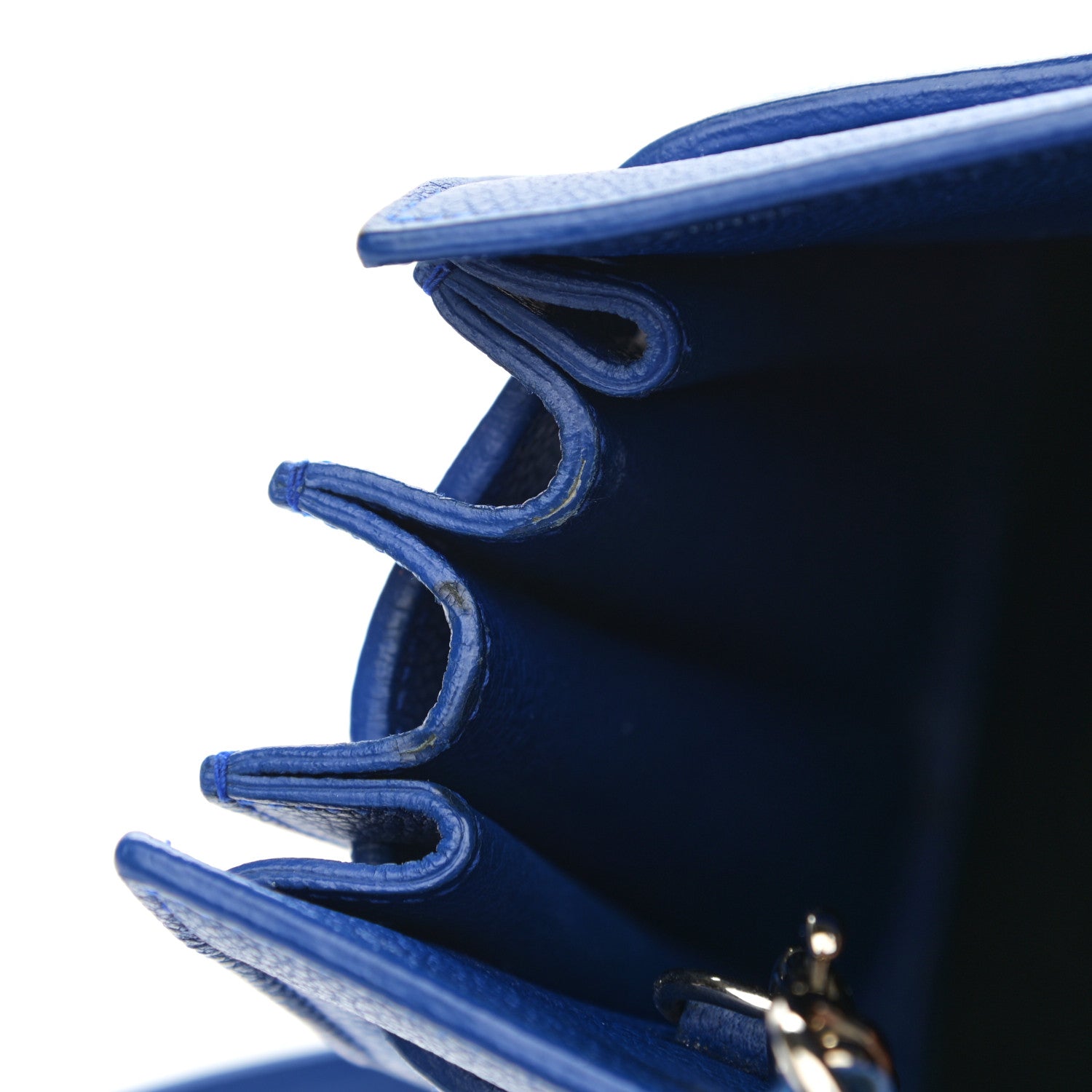 Saint Laurent Grained Calfskin Baby Sac De Jour Royal Blue 15 of 20