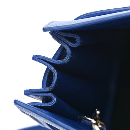 Saint Laurent Grained Calfskin Baby Sac De Jour Royal Blue 15 of 20
