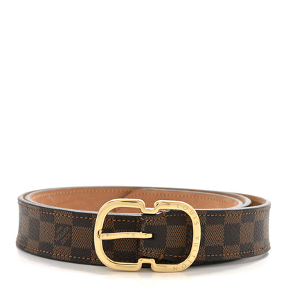 Louis Vuitton Damier Ebene Mini 80 32 Belt 1 of 9