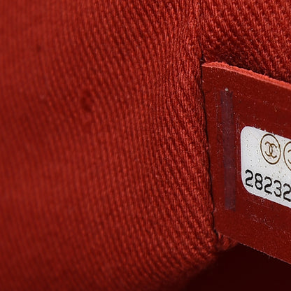 Chanel Lurex Boucle Large Deauville Tote Red 6 of 11