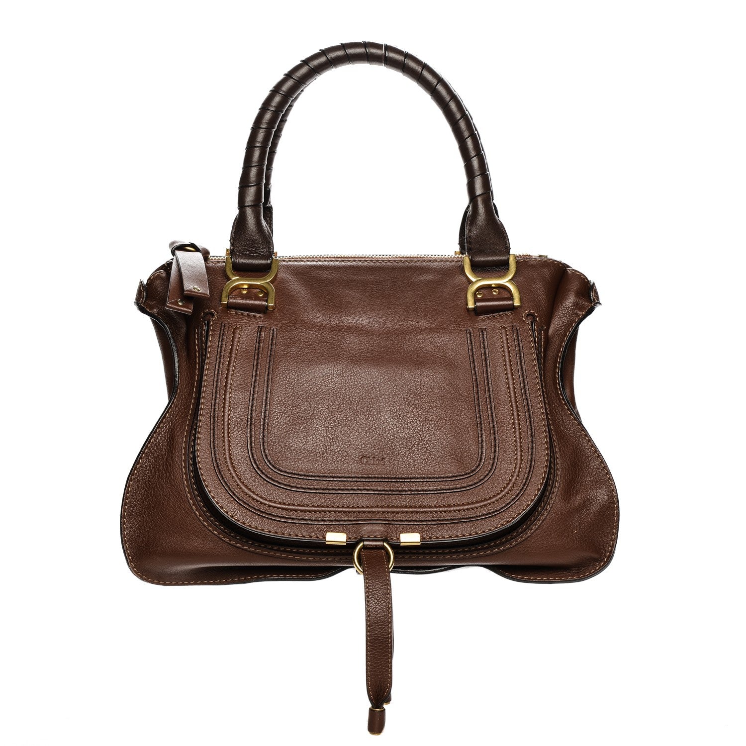 Chloe Calfskin Medium Marcie Satchel Ebony 1 of 9