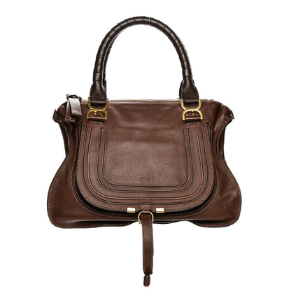 Chloe Calfskin Medium Marcie Satchel Ebony 1 of 9