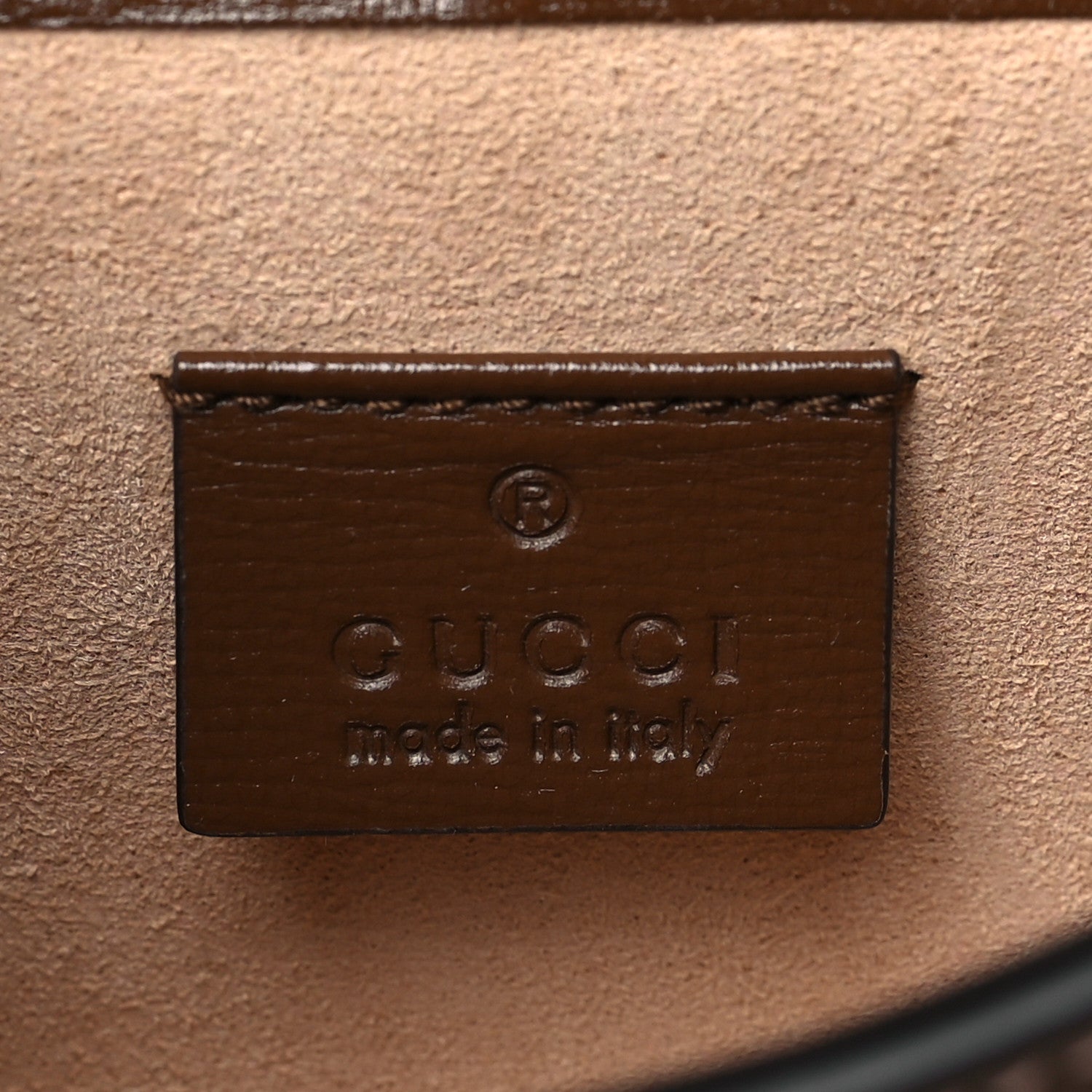 Gucci GG Supreme Monogram Mini Horsebit 1955 Shoulder Bag Beige Brown Sugar 6 of 10