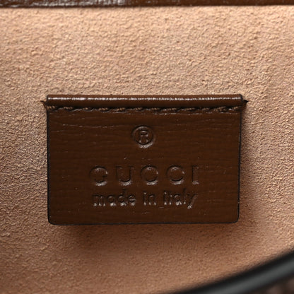 Gucci GG Supreme Monogram Mini Horsebit 1955 Shoulder Bag Beige Brown Sugar 6 of 10