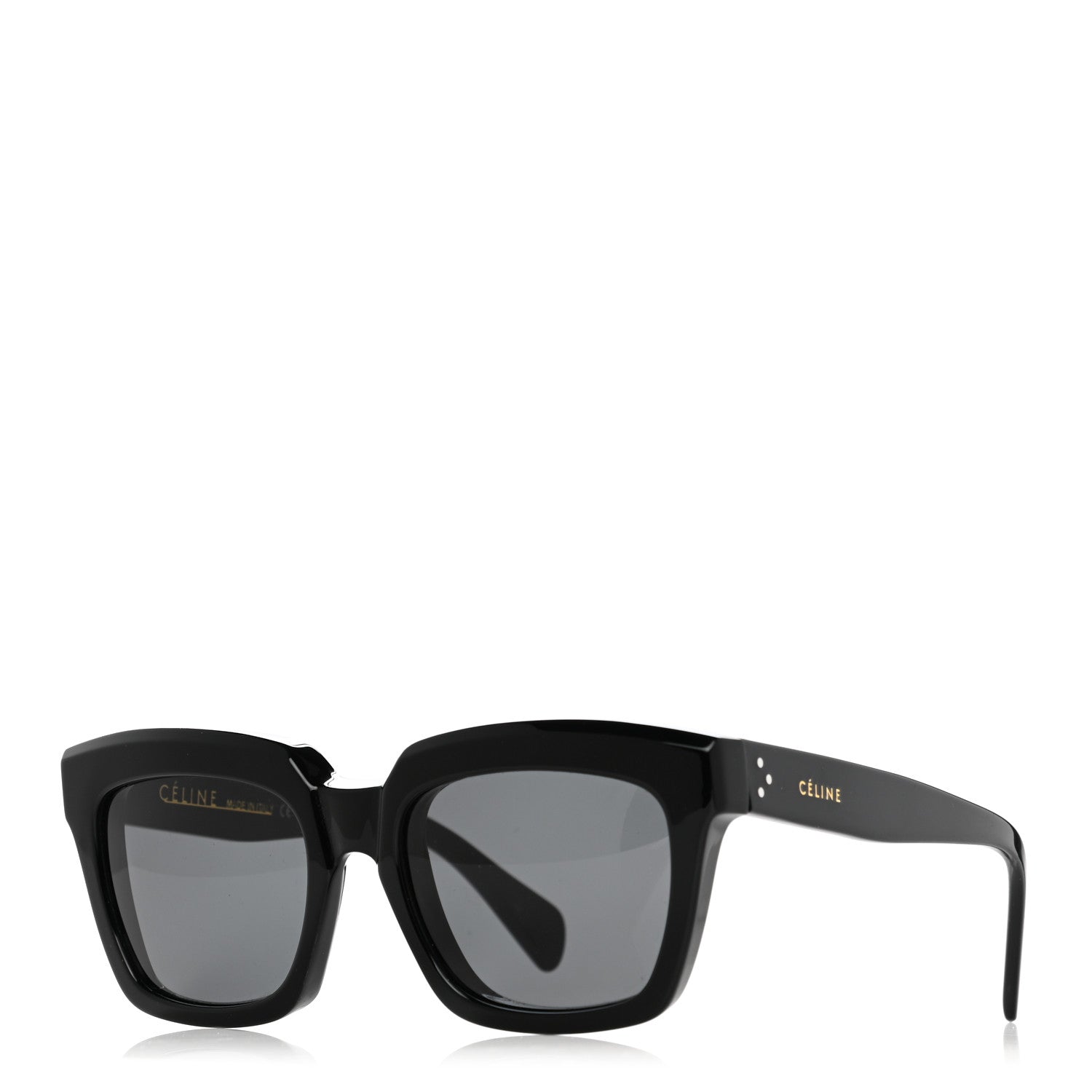 Celine Acetate Traveller Sunglasses CL 41023/S Black 1 of 7