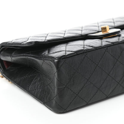 Chanel Aged Calfskin Quilted 2.55 Reissue 227 Flap Black 9 of 10