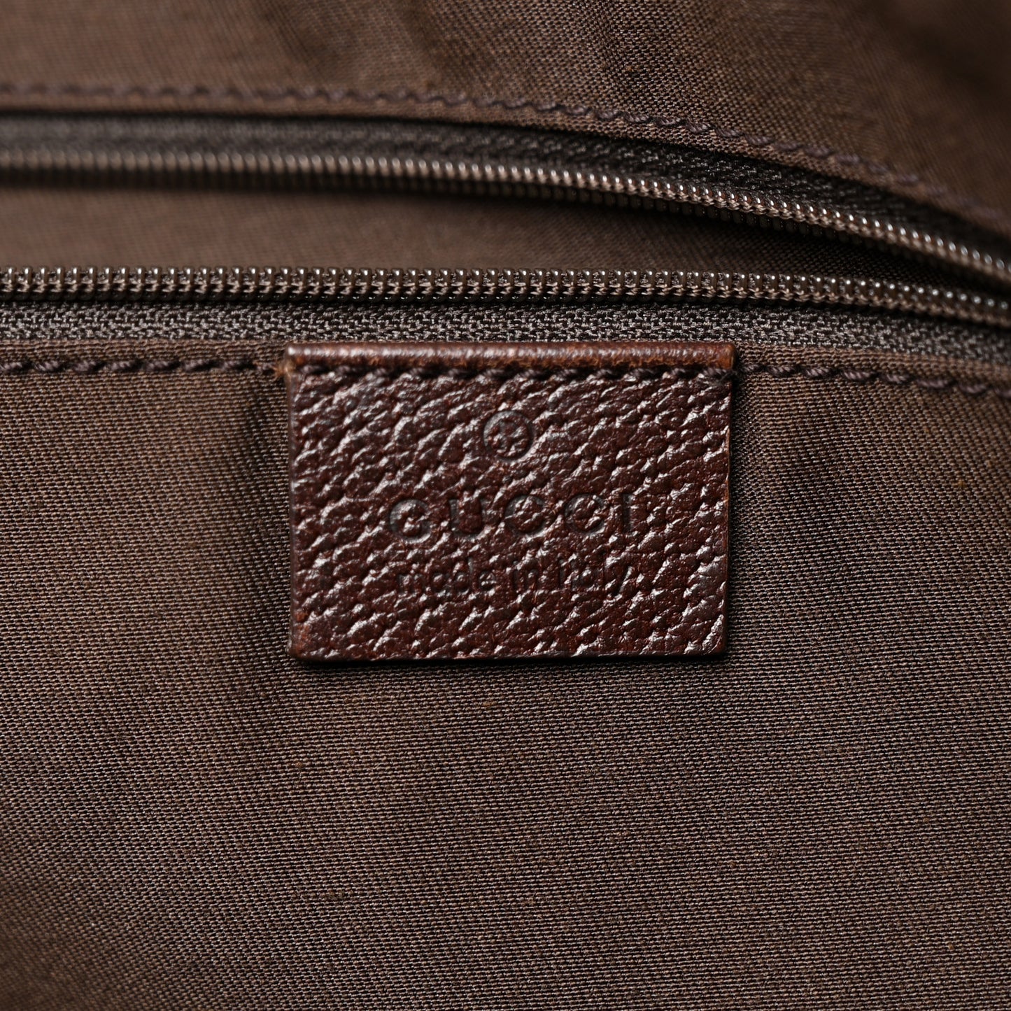 Monogram Web Tote Brown