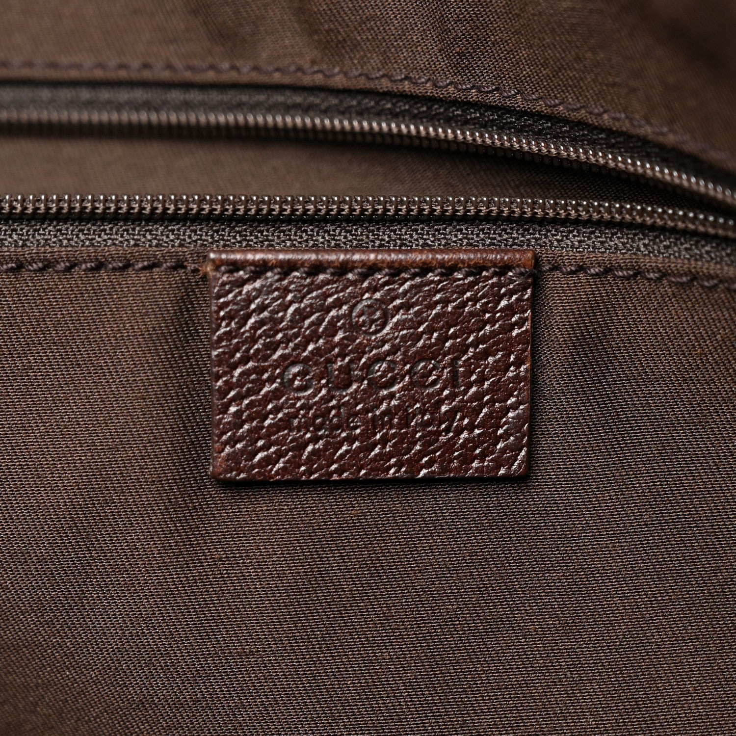 Gucci Monogram Web Tote Brown 6 of 10
