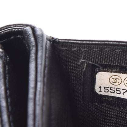 Chanel Caviar Timeless CC Compact French Wallet Black 10 of 11