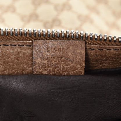 Gucci Monogram Medium Bamboo Bar Hobo Brown 7 of 9