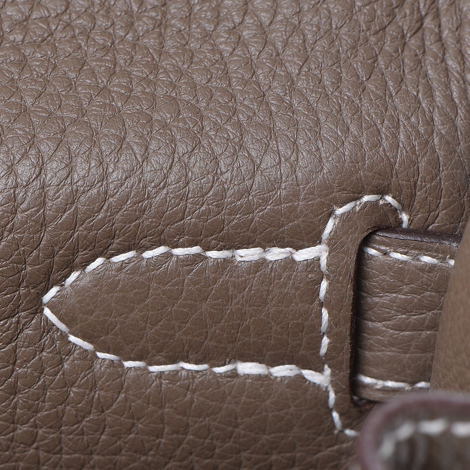 Hermes Togo Kelly Retourne 28 Etoupe 12 of 38