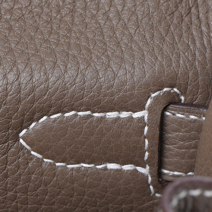 Hermes Togo Kelly Retourne 28 Etoupe 12 of 38