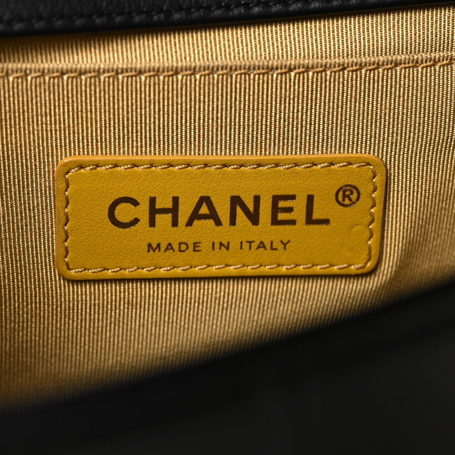 Chanel Calfskin Crocodile Embossed Graffiti Cocodile Medium Boy Flap Black 6 of 10