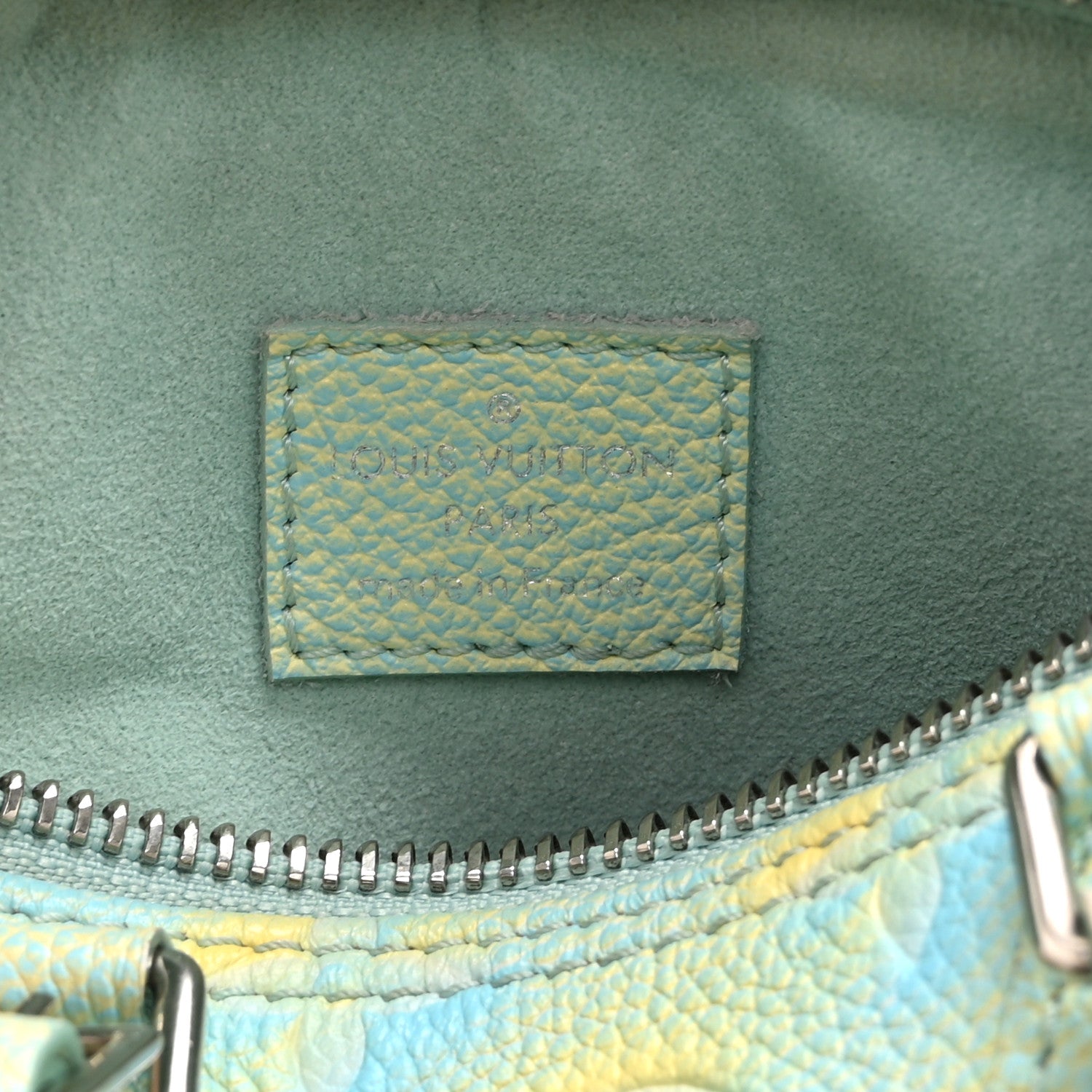 Louis Vuitton Empreinte Monogram Summer Stardust Nano Speedy Water Green 10 of 17