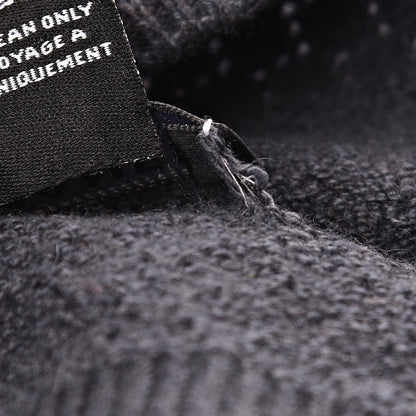 Chanel Cashmere CC Beanie Hat Dark Grey 5 of 5
