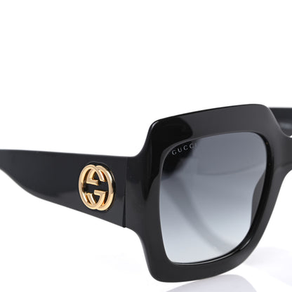 Gucci Acetate Square Frame Sunglasses GG3826S Black 7 of 8
