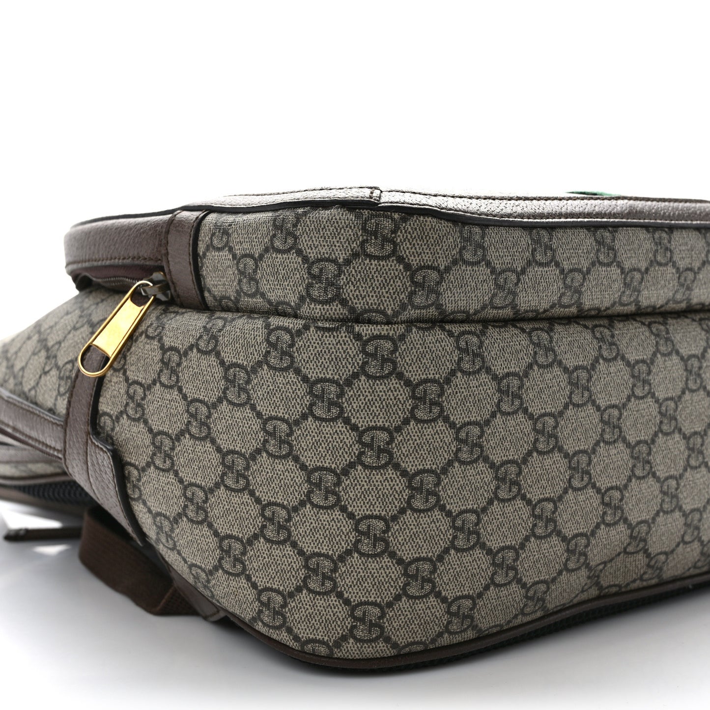 GG Supreme Monogram Medium Ophidia Day Backpack Brown