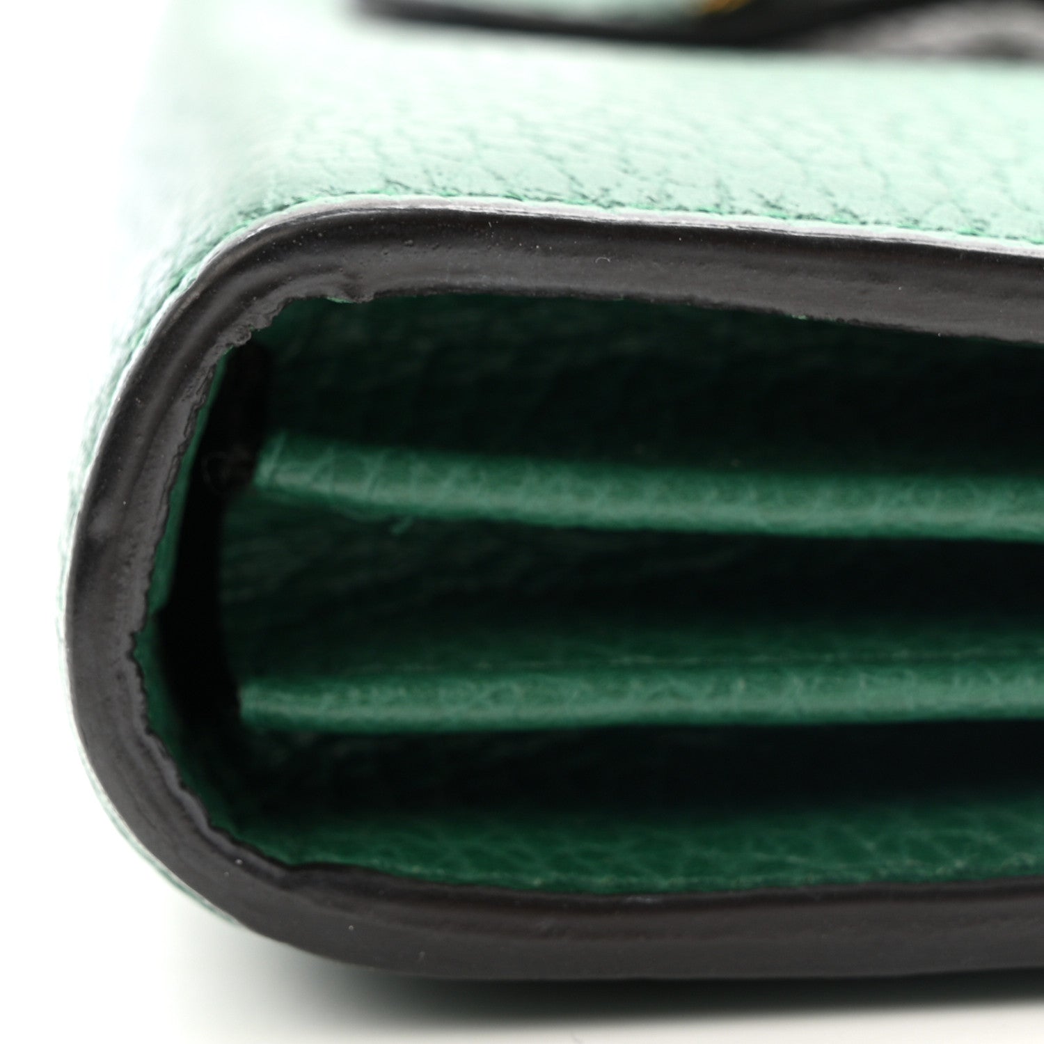 Gucci Calfskin Mini Dionysus Chain Wallet Emerald 12 of 13