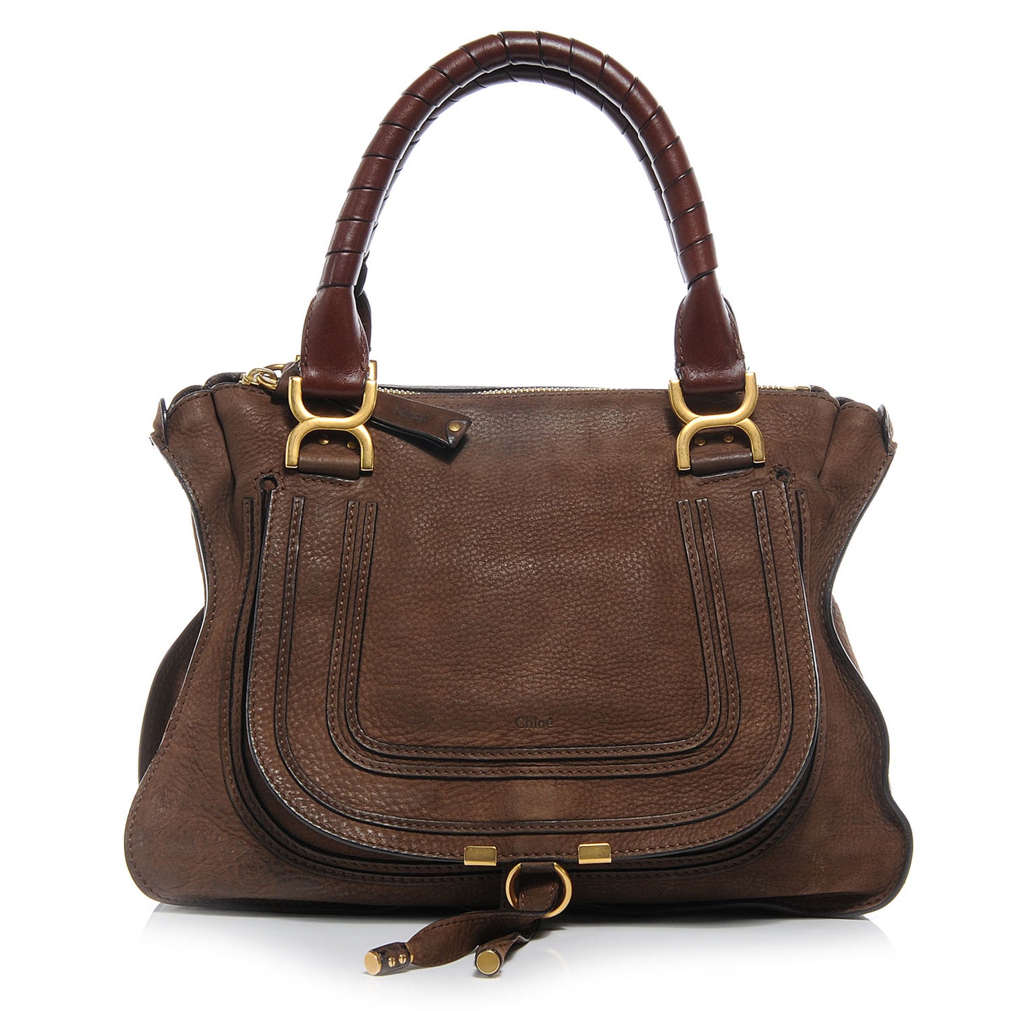 Nubuck Calfskin Medium Marcie Satchel