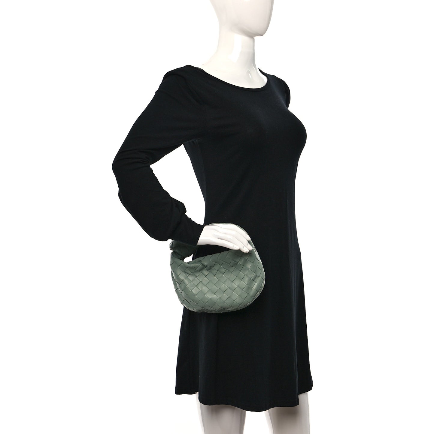 Nappa Intrecciato Mini Jodie New Sauge
