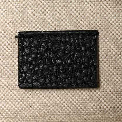 Gucci Grained Calfskin Logo Belt Bag Black 5 of 9