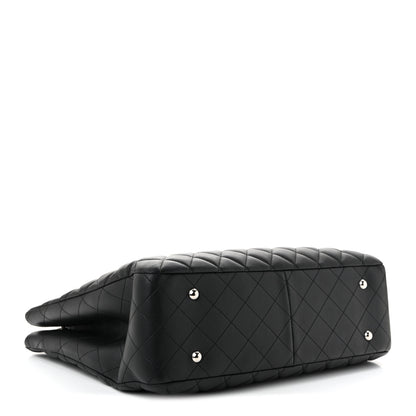 Chanel Calfskin Quilted Large Classic Shopping Tote Black 4 of 10