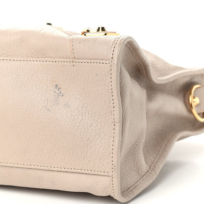 Balenciaga Chevre Gold Hardware Metallic Edge City Beige Praline 9 of 17