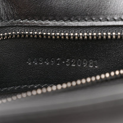 Gucci Calfskin Matelasse Monochrome Small GG Marmont Shoulder Bag Black 7 of 13